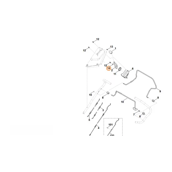 Stihl  Sprężyna talerzowa 18x6,2x0,7 9485 648 0684